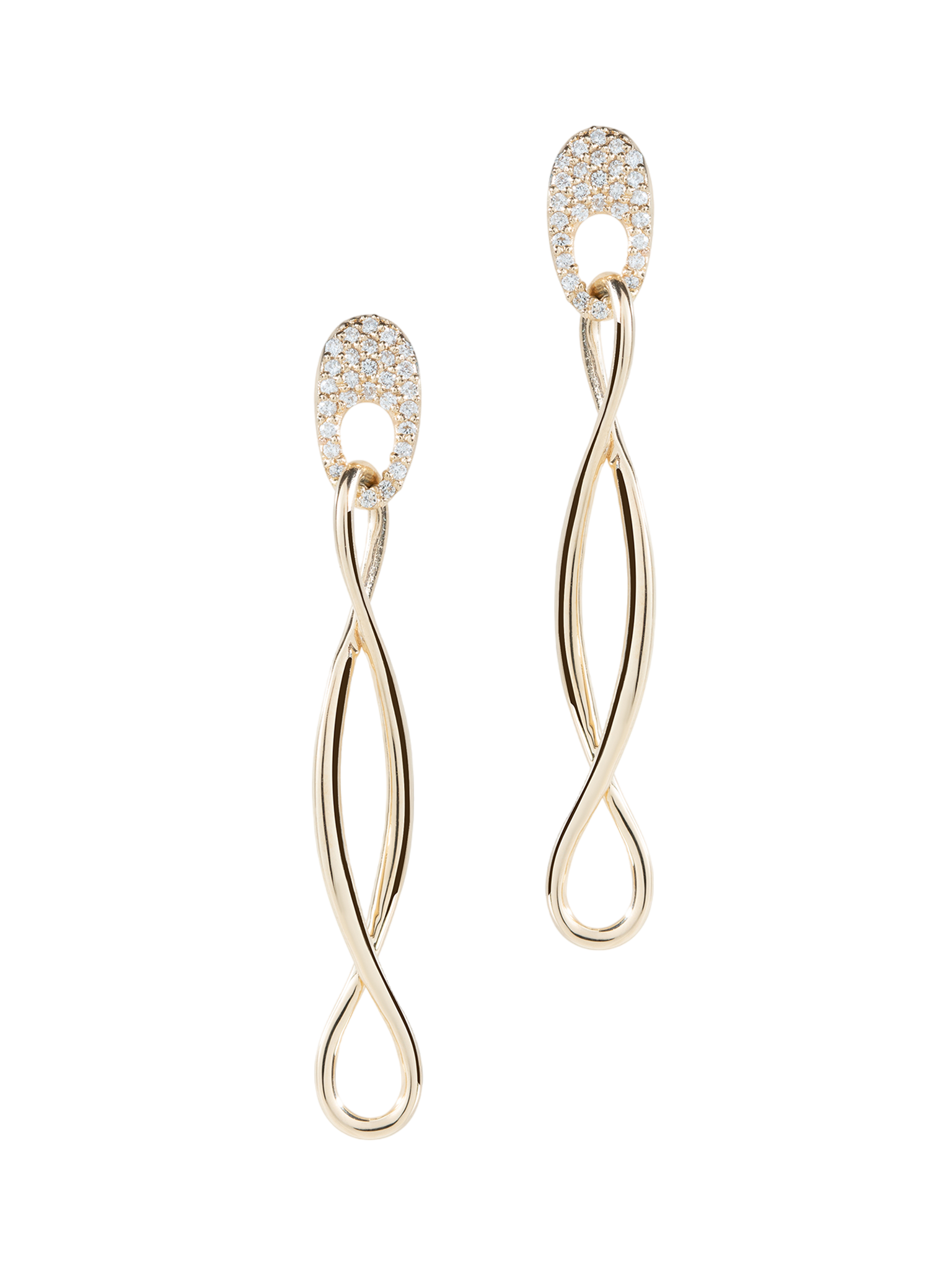 Astra earrings - diamonds